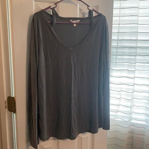 Off the shoulder long sleeve